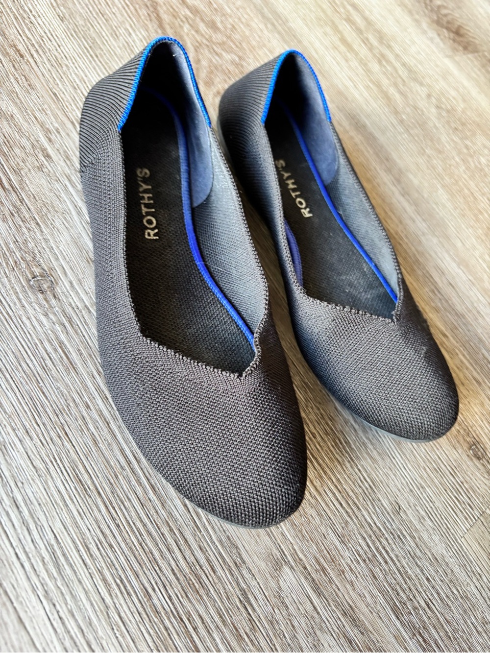 Rothys black rounded toe flat - Picture 7 of 10